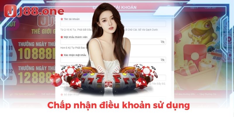 Chấp nhận điều khoản sử dụng